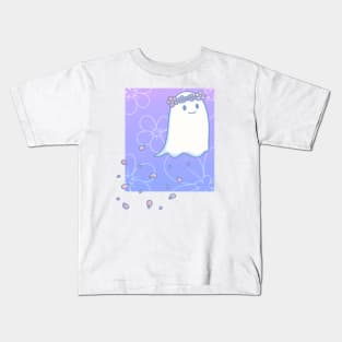 Flower Ghost Petals Kids T-Shirt